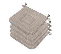 Set 4 Cuscini sedia cotone morbidi lavabili universali lacci coprisedia cucina
