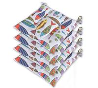Set 4 Cuscini Sedia Imbottiti Ovatta Morbidi Universali Cotone Ecru Lavabile