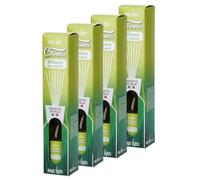 Set 4 Diffusori Bastoncini alla Citronella, Olio Essenziale, Made in Italia, barriera naturale con olio essenziale di Citronella per allontanare le zanzare e altri insetti