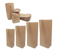 SET - 4 dimensioni | sacchetti a fondo incrociato per alimenti | 4 x 100 pezz...