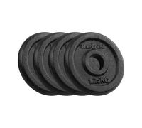 Set 4 dischi ghisa 1,25 kg foro 31 mm Rebel