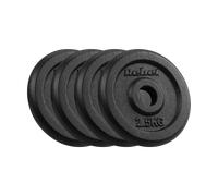 Set 4 dischi ghisa 2,5 kg 31 mm Rebel Active