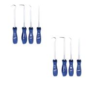 Set 4 Estrattori O-Ring Paraolio con Manico in Nylon，2PCS | Ganci e Punteruoli, Lega di Zinco, Riparazione Auto, Manico Antiscivolo, Rimozione Guarnizioni