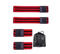 Set 4 fasce limitazione flusso sanguigno BFR allenamento braccia gambe
