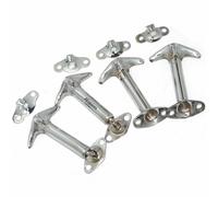 Set Di 4 Clip Di Chiusura Per Cofano Cromato Per Jeep Wrangler Willys Ford Jeeps