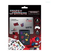 Set 4 fogli A5 decalcomanie adesivi stickers Transformers Autobot Decepticon