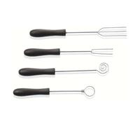 Set 4 Forchettine Pralineria Cioccolato Acciaio Inox - Paderno - Pasticceria