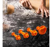 Set 4 Formine Piccole per Biscotti e Pasta di Zucchero, Stampi di Varie Misure per Fare Buchi Decorativi, Ideali per Fondente e Decorazioni Torte, Perfetti per Dolci Creativi e Dettagli Unici (SET 4)