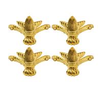 Set 4 gambe supporto scatola antica in lega di zinco per migliorare l'appello es