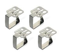 Set 4 Ganci fermatovaglia in Acciaio, SìChef