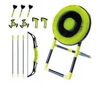 Set 4 giochi per bambini: freccette, arco, ascia e lancio di stelle