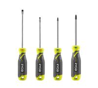 Set 4 Giraviti Ryobi RHSDS4PC Professionali - Cacciaviti Magnetici Taglio-Croce