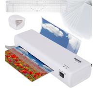 Set 4 in 1 plastificatrice da 500 W A4 per laminazione bianca