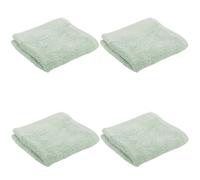Set 4 lavette 30x30 cm in cotone 650 gsm, verde salvia, Sibilla