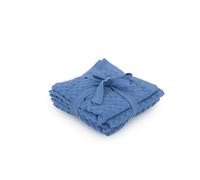 Set 4 lavette asciugamani 30x30 cm avio Basic