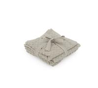 Set 4 lavette asciugamani 30x30 cm beige Basic