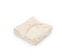 Set 4 lavette asciugamani 30x30 cm panna Basic