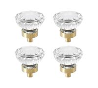 Set 4 maniglie eleganti per armadi antichi con finitura oro Appeal estetica