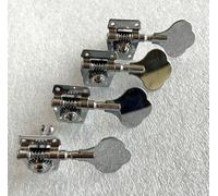 Set 4 MECCANICHE OPEN GEAR PER BASSO ELETTRICO CROMATE COMPLETE