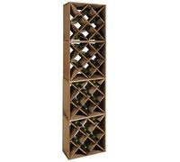 Set 4 Moduli - Cantinetta Rack Cantinetta per Vino - Sistema CUBOX 50 - n° 4 Moduli Rombo per max 80 bottiglie