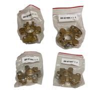 Set 4 Morsetti Batteria auto con attacco terminali (positivo+negativo) in ottone