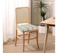 Set 4 o 6 Cuscini per Sedie da Cucina Made in Italy - Cuscini Sedie Cucina set da 4 e set da 6 40x40 cm spessore 6 cm - Copri Sedia da Cucina Artigianali (4, Verde)