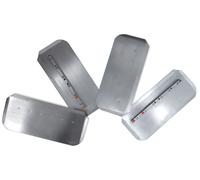 Set 4 pale per lisciatrice da 1200 mm 46x20 cm M10 spessore 2 mm in Acciaio