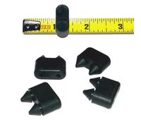 Set 4 paraurti porta in gomma per Chevrolet per Camaro 1968-1972 nero