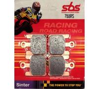 SET 4 PASTIGLIE FRENO ANTERIORE RACING SBS 788 RS (SINTERIZZATA) STRADA/PISTA