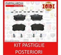 SET 4 PASTIGLIE FRENO POSTERIORI PATTINI PER AUDI A1 / A3 / A4 / A6 / A8 / TT