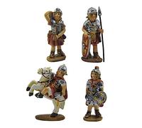 Set 4 Pastori Soldati Romani in Resina 7 cm Presepe Statuine in Personaggi GLADIATORI di ROMA 4 soggetti Diversi Personaggi Guardie Romane per Realizzare Il presepio Napoletano