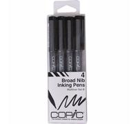 Set 4 penne Too Copic JAPAN Multiliner B pennarello pennarello nero