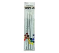 Set 4 Pennelli Basics Manico Lungo Assortiti | Liquitex