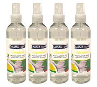 Set 4 Pezzi Acqua Profumata Spray ambienti tessuti deodorante Citronella 250ml