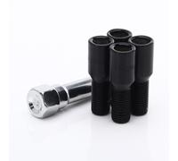 Set 4 pezzi bulloni Bullone antifurto JR ATB1 - 14x1,25 Nero japan racing