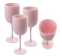 Set 4 Pezzi Calici In Plastica, 480 Ml Bicchieri Da Vino In Plastica, Calici Plasticas Spumante Per Matrimoni, Calici Vino Riutilizzabili Per Campeggio All'aperto, Feste, Casa, Natale, Matrimonio