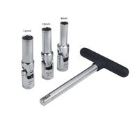 Set 4 pezzi chiavi a bussola elemento riscaldante 8 mm 10 mm 12 mm per meccanica