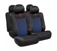 Set 4 pezzi coprisedile RedBull "Blended Lines" nero e rosso
