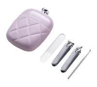 Set 4 Pezzi Cura delle Unghie Con Strumento In Acciaio Inox Per Le Donne Valutare La Funzionalità Manicure Professionale