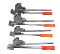 Set 4 Pezzi Curvatubi Piegatubi Professionale 10-12-14-16mm in Acciaio - Strumento Piegatubi per Tubo Idraulico, Auto, Industria e Riscaldamento