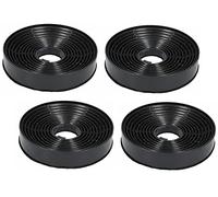 Set 4 pezzi di carbone attivo filtro Filtro ai carboni attivi ricambio per Silver Line AF 90 - DELTA kul1 KUBIK Esty