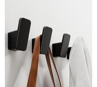 Set 4 Pezzi Ganci da Parete per Asciugamani Bagno e Vestiti da Appendere Montagg