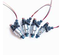 Set 4 Pezzi Iniettori di Carburante 310cc Adatti per Honda OBD1 OBD2 B16 B18 B20 D15 D16 D18 F22 H22