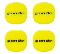 Set 4 Pezzi LOGO Coprimozzi per FIAT Panda 3 Serie - 3D (GIALLO) COMPATIBILI