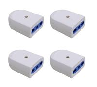 Set 4 pezzi - Presa Elettrica Standard 2P+T 10/16A Bipasso per Impianti Civili Professionale