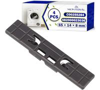 Set 4 Pezzi Tamponi Cuscinetto Scanalati per Tamburo per Asciugatrice 65x14x8 mm Codice Originale C00255284 482000023036 per Indesit per Ariston per Whirlpool per Hotpoint - MONTERAL