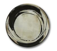 Set 4 Piatti da Tavola Rotondo in Porcellana Dark Matter 31 cm Saturnia