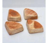 Set 4 piedini triangolo alti cm3,5 per vasi in terracotta rialzo vaso sottovaso