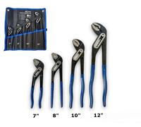 SET 4 PINZA A PAPPAGALLO REGOLABILI POLIGRIP IN ACCIAIO FORGIATO 7"-8"-10"-12"