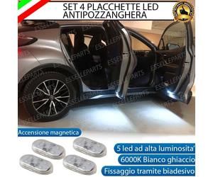 SET 4 PLACCHETTE LED ANTI POZZANGHERA PER MERCEDES CLA W118 6000K BIANCO